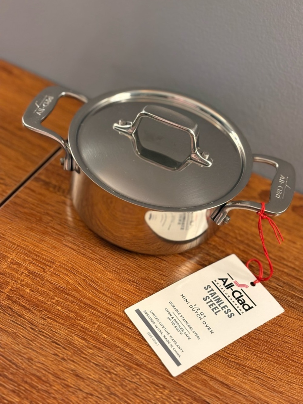 All-Clad Stainless Steel Mini Dutch Oven - NWT